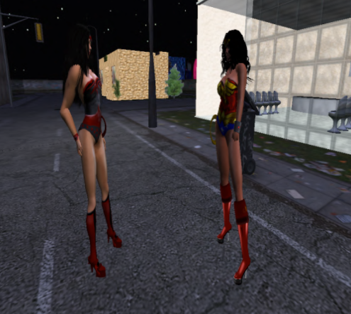 Wonder Woman and Anti Wonder woman meet